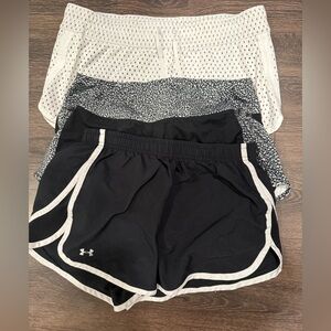 Bundle of workout shorts size small (Nike and under armour)